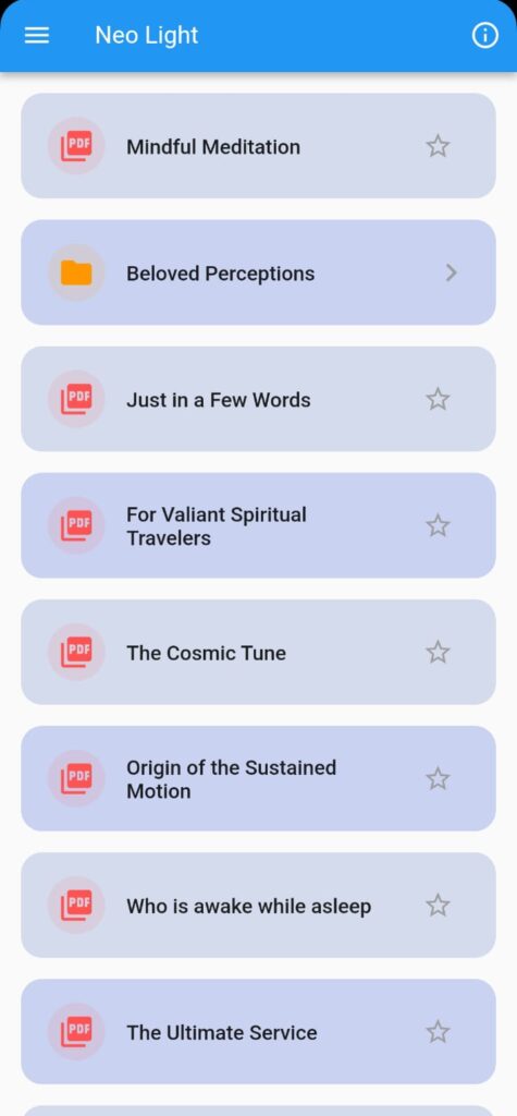 Neo Light – Spiritual Reading Platform