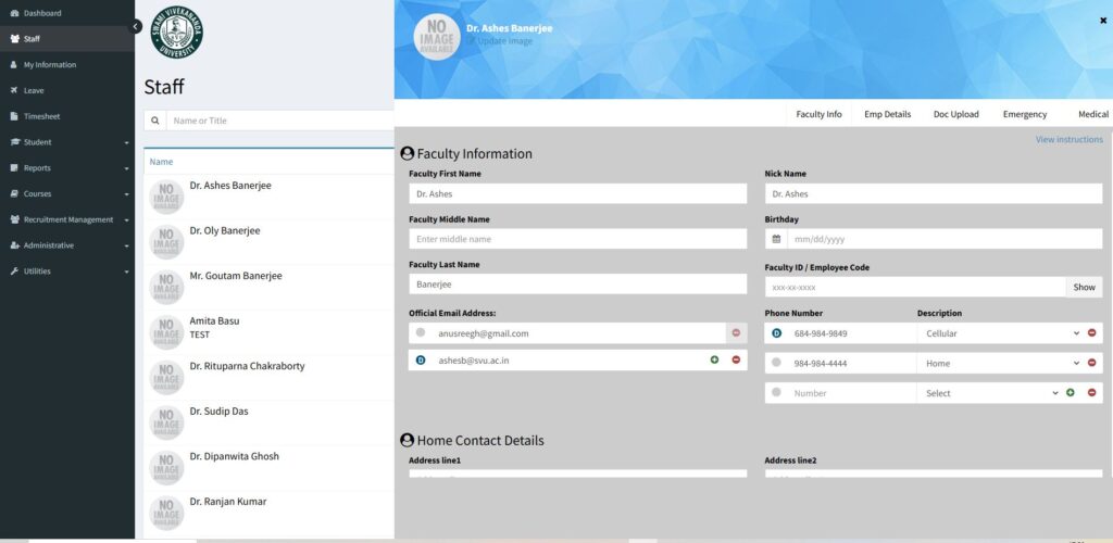 Swami Vivekananda University (SVU)