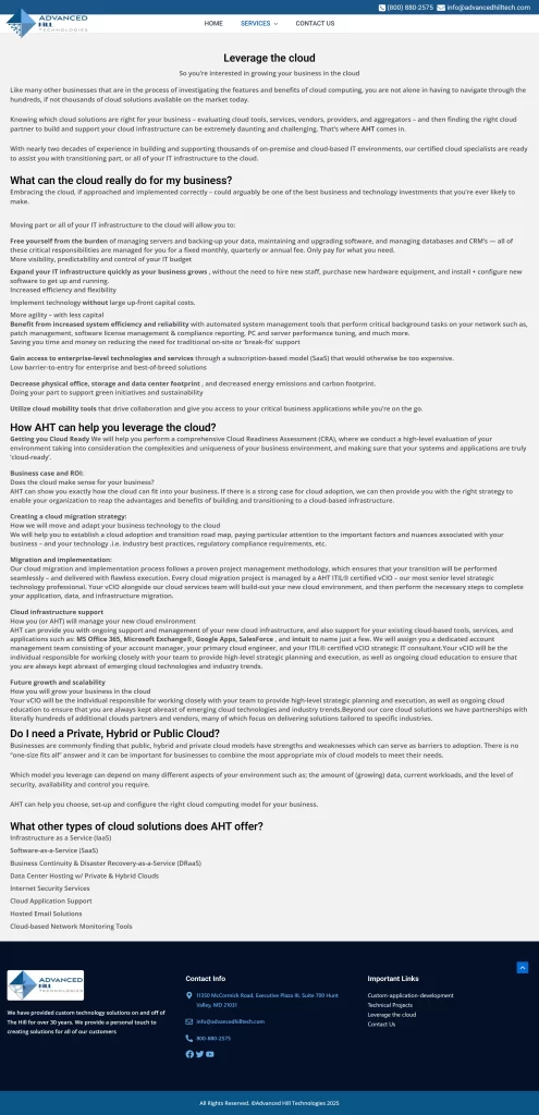 Advanced Hill Technologies