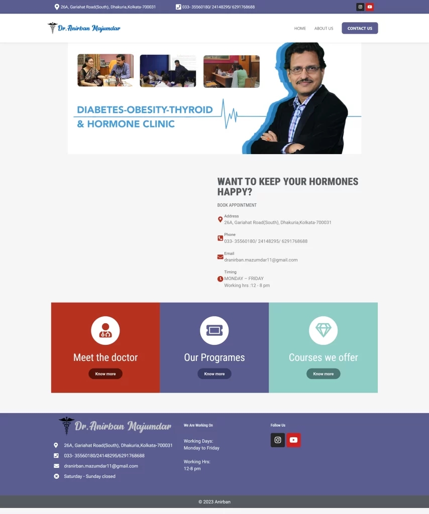 Dr. Anirban Majumder